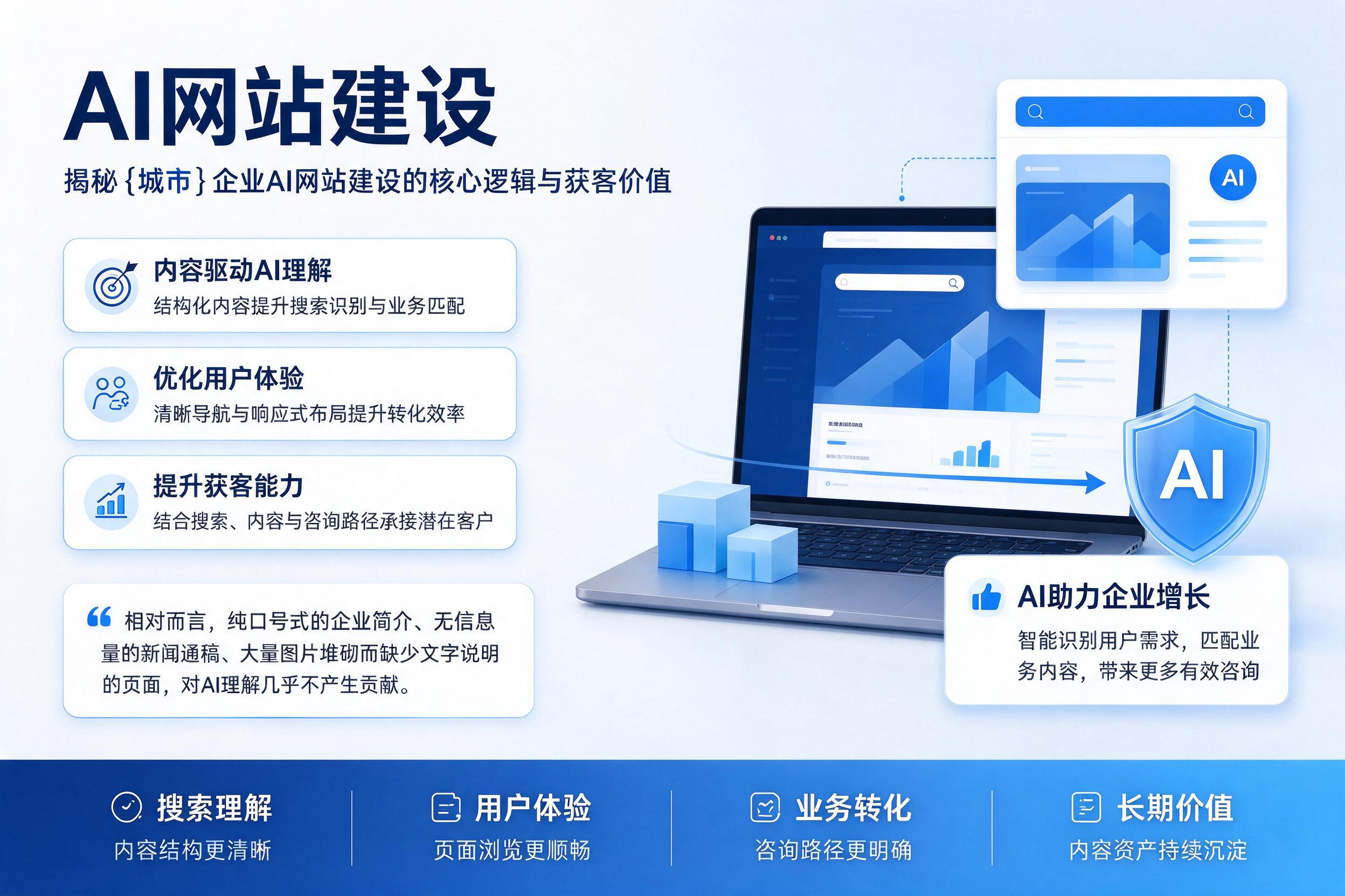 揭秘新疆企业AI网站建设的核心逻辑与获客价值