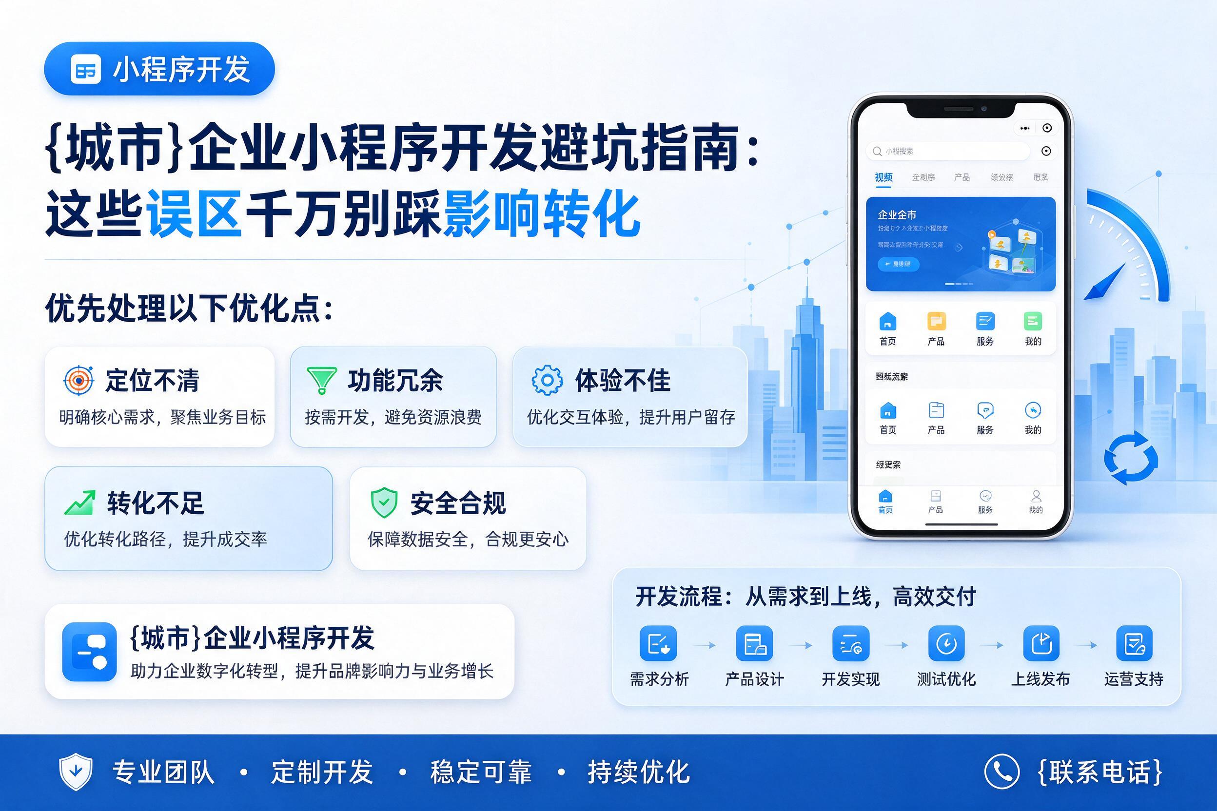 新疆企业小程序开发避坑指南：这些误区千万别踩影响转化