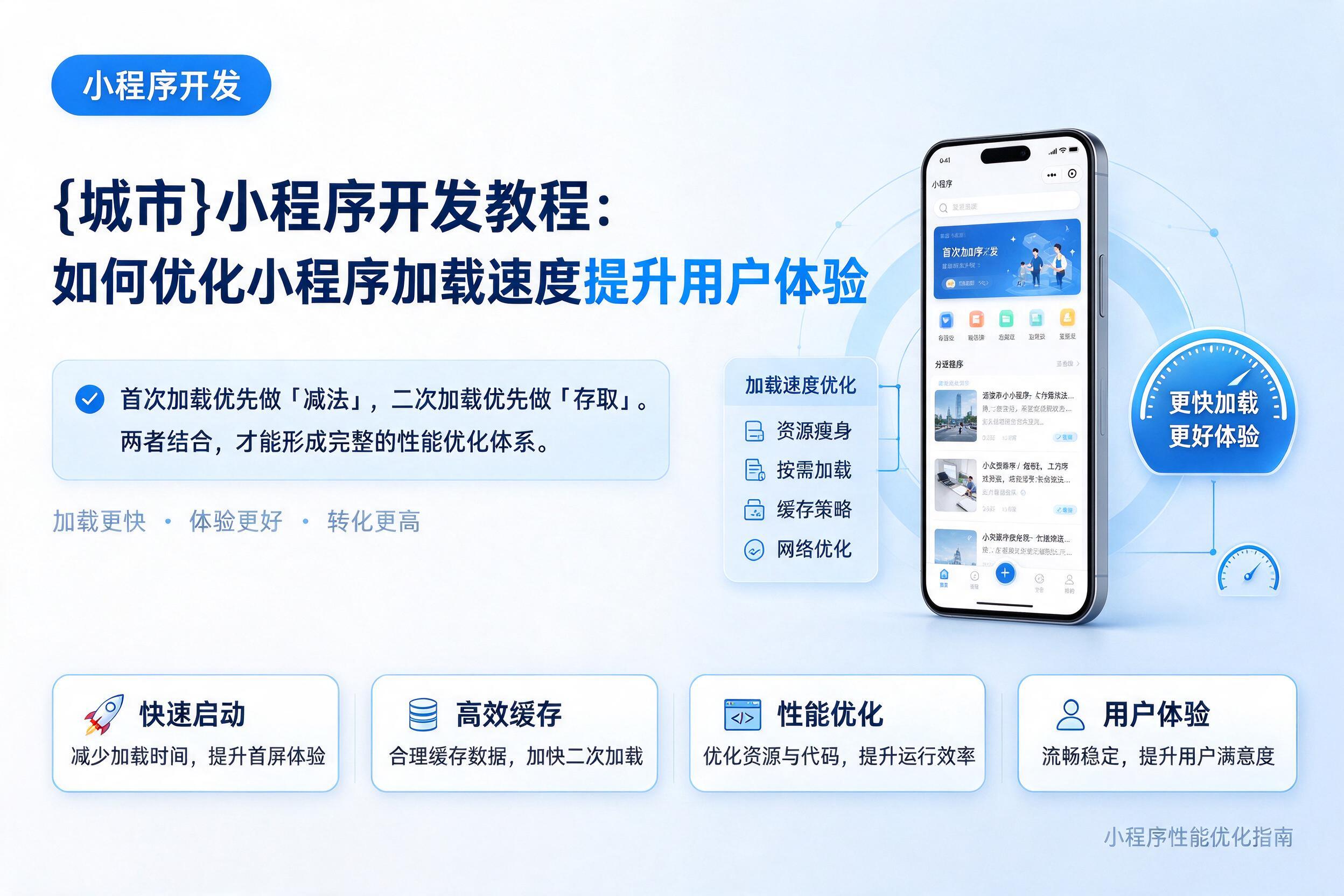 新疆小程序开发教程：如何优化小程序加载速度提升用户体验